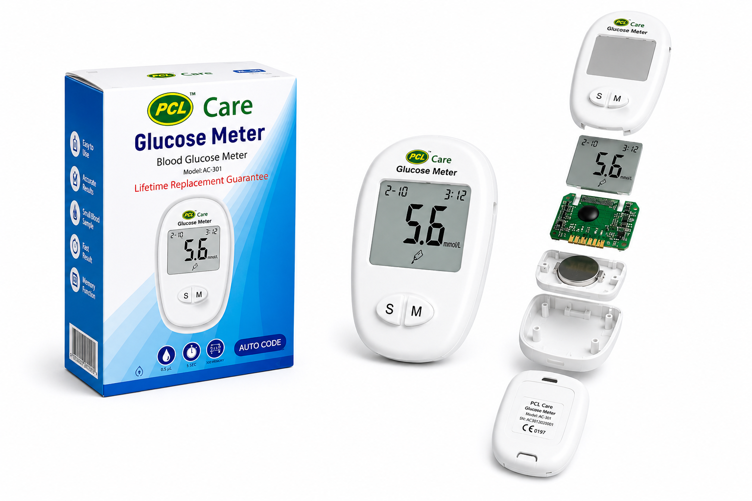 PCL Care Glucose Meter (Model: AC-301)! 🩺✨